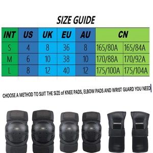 Knee Pads Elbow Pads Wrist Guards for Adults